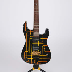 Charvel USA Custom San Dimas Schematic Graphic Unique Design Electric Guitar image 1