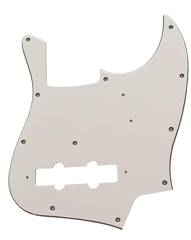 For Fender 3-Ply Japan Jazz Bass Guitar Pickguard Scratch Plate,  White image 1