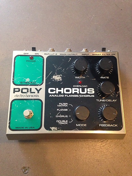 ギター Electro Harmonix POLY CHORUS Open Box Electro-Harmonix Classics Stereo Polychorus Analog