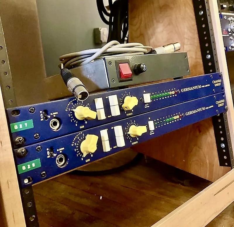 Chandler Limited Germanium Preamp DI Pair with PSU 2000s - Blue original Neve 1066 image 1