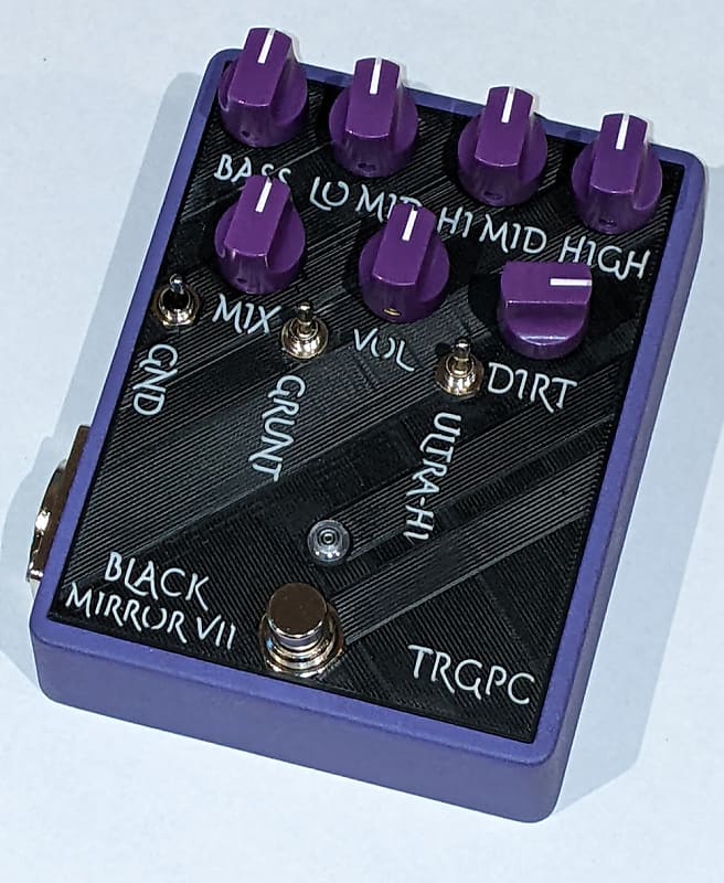 The Really Good Pedal Co Black Mirror VII Bass Preamp/DI | Reverb