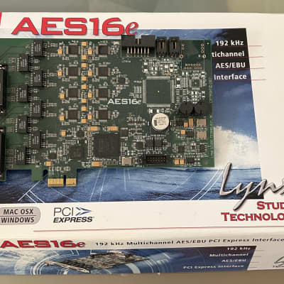 Lynx AES16e AES/EBU PCIe Audio Interface Card | Reverb