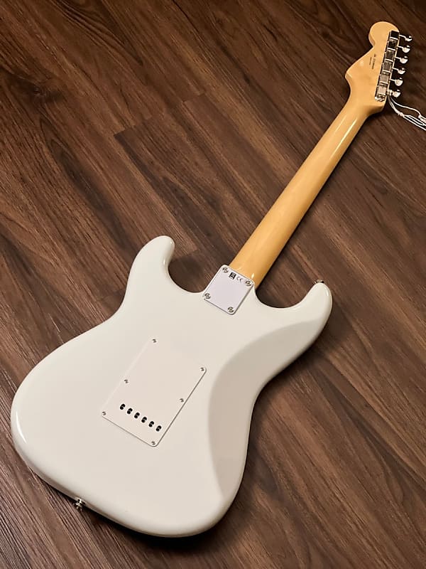 ギター Fender Japan 60s Stratocaster, White Fender Made in Japan Traditional 60s Stratocaster Olympic