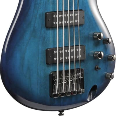 IBANEZ SR375E-SPB Soundgear 5-saitiger E-Bass, sapphire blue image 4