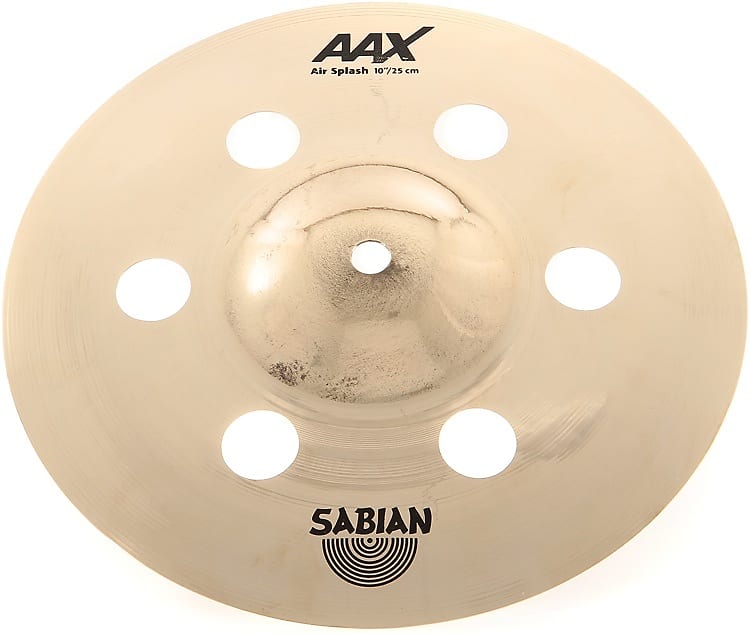 Sabian 10 inch AAX Air Splash Cymbal - Brilliant Finish image 1