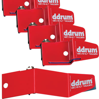 DDrum RSKIT 5-Pack Red Shot Drum Trigger Pack image 2
