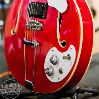 Mosrite Celebrity III Mark I 1966 {Trans Cherry} image 4