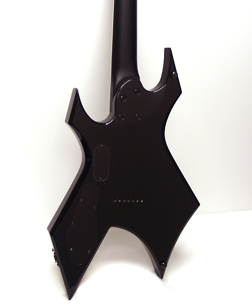 BC Rich WGL7BK Warlock Lucky 7 7-String Electric Guitar - Black