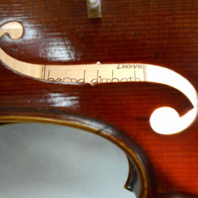 New Bernd Dimbath Model 88 Violin | Reverb