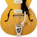 Guild X175B Manhattan with Vibrato Hollowbody Guitar with Case Blonde