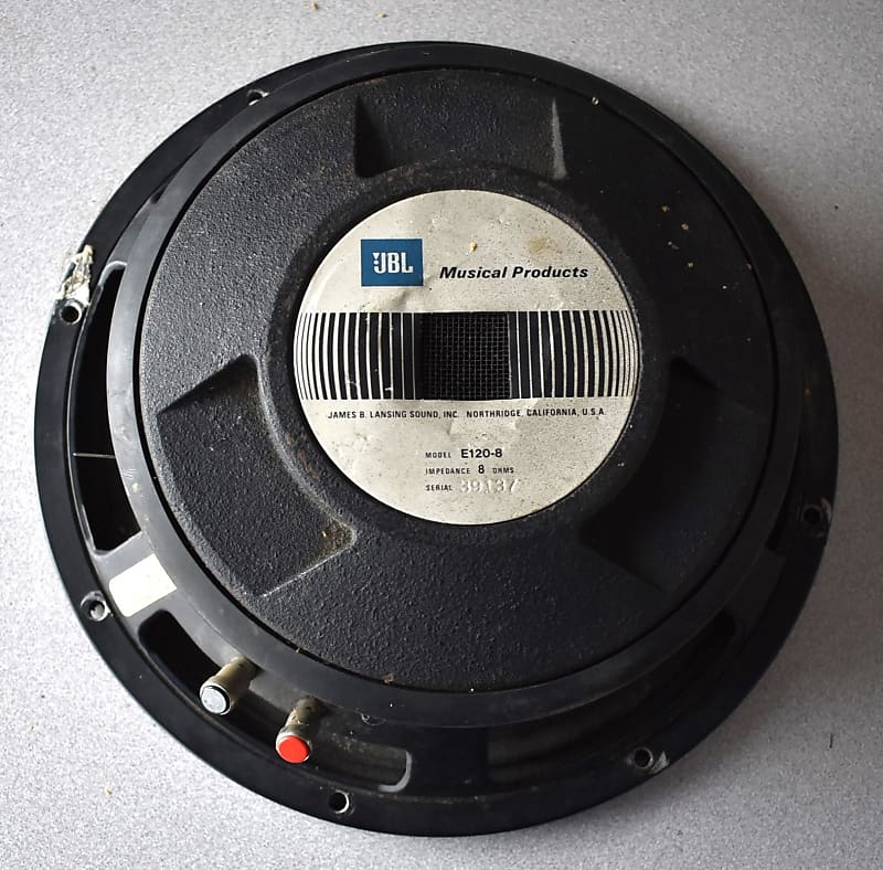 1970s JBL E120-8 Guitar Speaker | Reverb 1970s JBL E120-8 Guitar Speaker | Reverb