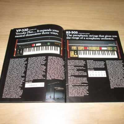 Roland Volume 3 Catalog  – 1980 - Original Vintage Synthesizer Brochure - RARE Bild 7