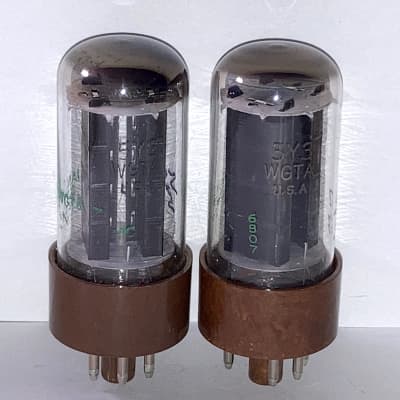 1962 Sylvania Gold brand 5Y3WGTA JAN Mil-Spec Ruggedized