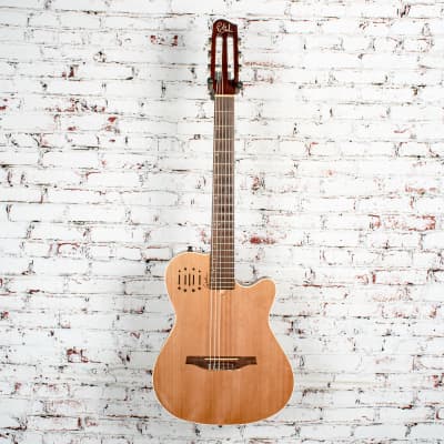 Godin Multiac Nylon Encore Acoustic-Electric Guitar, Cedar/Maple w/ Bag x3103 (USED) image 2