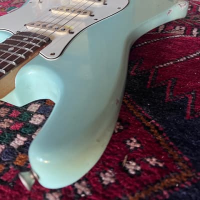 MJT / Fender Stratocaster 2015-2021 - Daphne Blue Nitro image 7