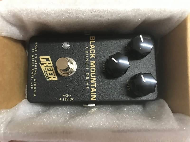 Greer Amps Black Mountain Crunch Drive Pedal w/ Original box & paperwork image 1