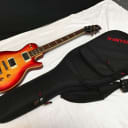 Hamer Monaco Archtop electric guitar - Cherry Sunburst Flame Maple w/ Gig Bag