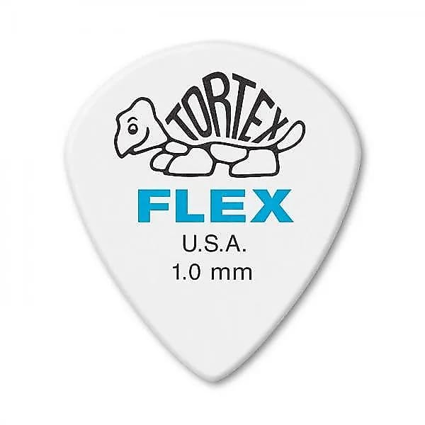 Dunlop 466P10 Tortex Flex Jazz III XL 1mm Guitar Picks (12-Pack) Bild 1