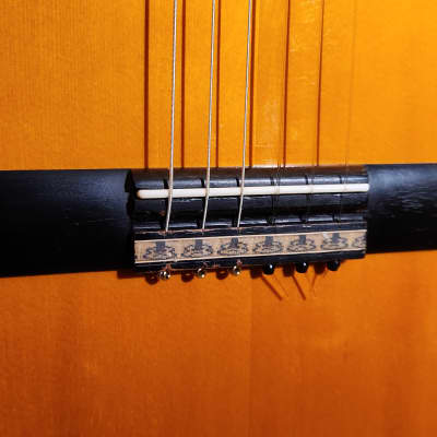 Vintage 1970s Hondo H634 Los Ninos Classical Guitar Natural New Strings Gig Bag image 9