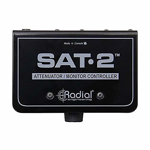 Radial SAT2 Stereo Audio Attenuator Monitor Controller Reverb