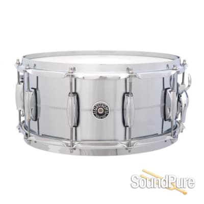 Gretsch 4166 Snare Drum 1980 Chrome Over Brass | Reverb