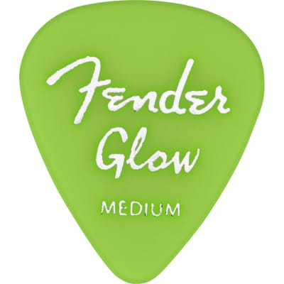 Fender Glow in the Dark 351 Celluloid Guitar Picks, Assorted Gauges, 12-Pack image 5