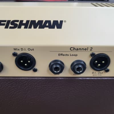 Fishman PRO-LBT-600 Loudbox Artist with Bluetooth 2-Channel 120-Watt 1x8" Acoustic Guitar Amp - Brown image 9