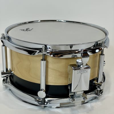 Gretsch Free Floating Maple Snare Drum in Natural Gloss 5.5x10 image 4