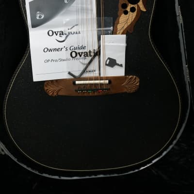 Ovation Adamas 1688 GT Left handed 12 String Acoustic-Electric Guitar 2013 Black image 10