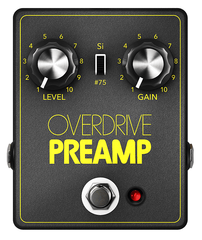 New JHS Overdrive Preamp Distortion Guitar Effects Pedal image 1