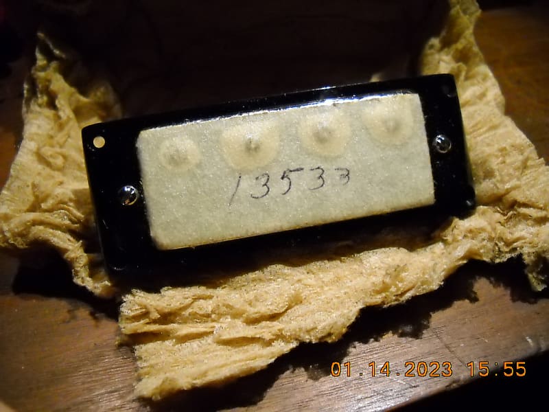 Gibson Bass Bridge Pickup (1) 2 EB3 1964 Chrome Reverb