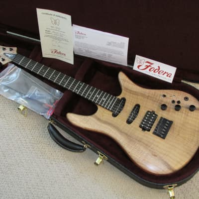 2021 Fodera Custom Monarch Guitar w/OHSC & COA image 2