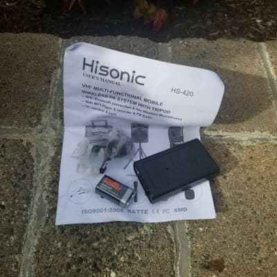 Hisonic 420 Portable PA System 2021 Black image 8