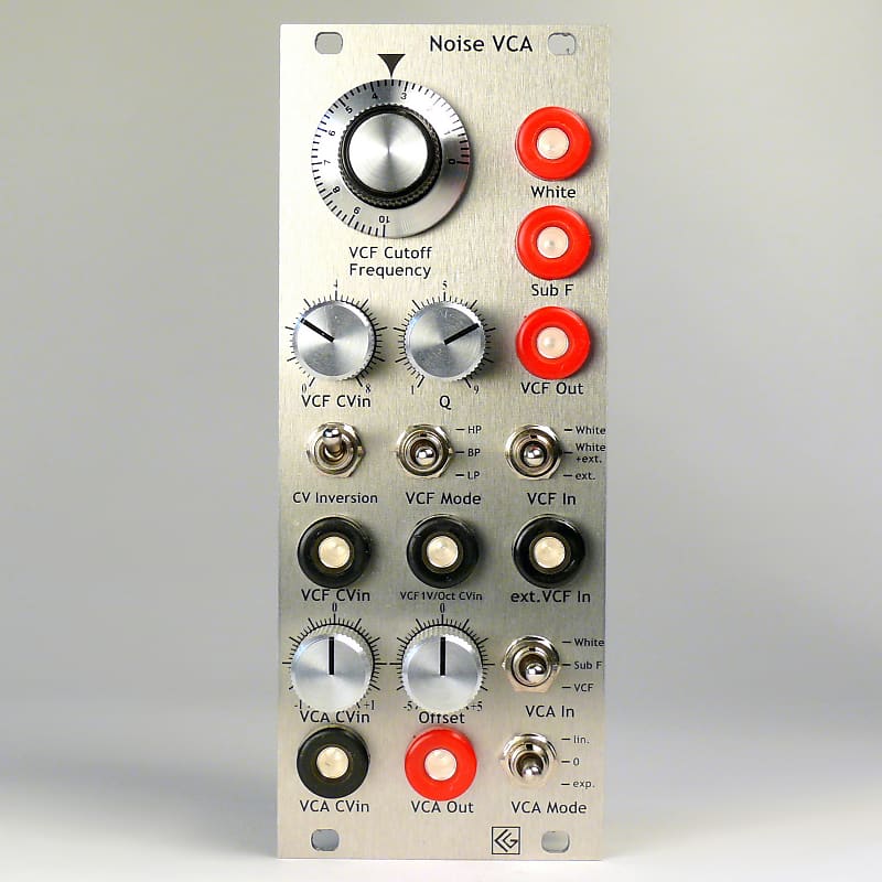 Noise VCA with state variable VCF - banana version Klassik image 1