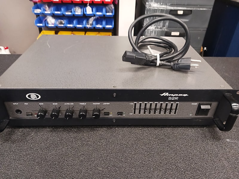 Ampeg B2R 350-Watt Rackmount Bass Amp Head | Reverb