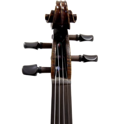 Paititi 4/4 Full Size PTVNSS100 Premium Hand Carved One-Piece Back Ebony Fitted Violin Outfit image 5