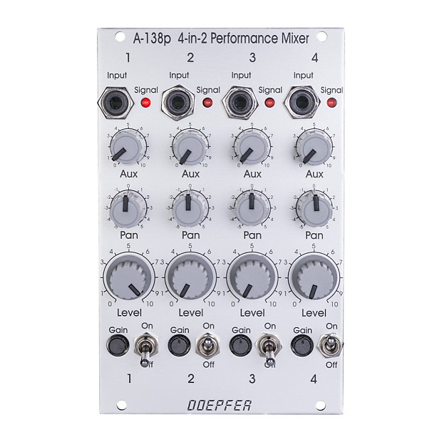 Doepfer A-138p 4-in-2 Performance Mixer Input image 1