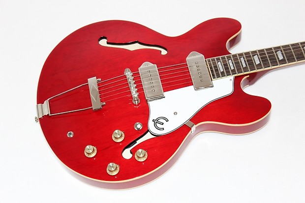 送料無料商品 |  公式 オンライン Epiphone Red Cherry Guitar Electric Semi-Hollowbody Casino ギター