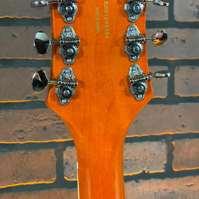 2007 Gretsch G5120 Electromatic Hollow Body with Bigsby - Orange - Made in Korea (MIK) w/Hard Case image 7