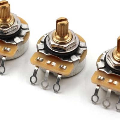 POTENTIOMETER PEC 500K AUDIO 24mm KNURLED SHAFT FOR BASS OR GUITAR - THE  BEST! | Reverb