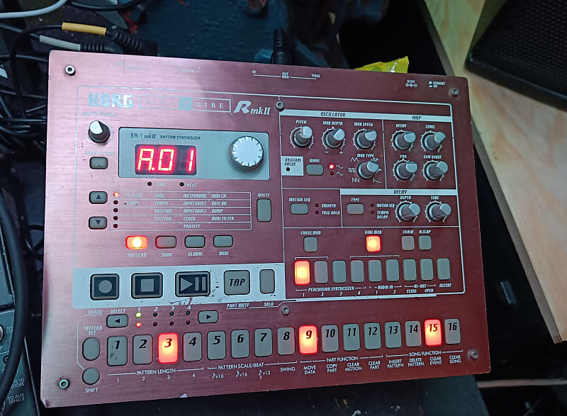 Korg Electribe-R MkII / ER-1 MkII Rhythm Synthesizer 2000s - Red