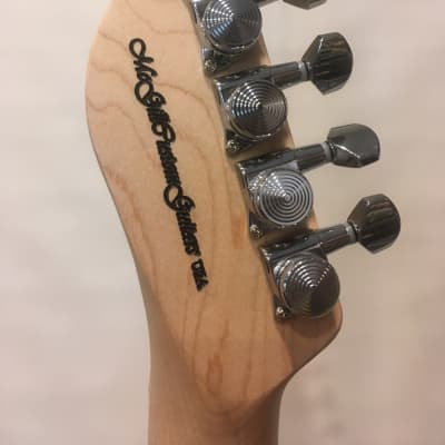 Bluescaster Double Bender B/G Guitar 2020 Red Stain/Shou-sugi-ban finish: McGill Custom Guitars image 7