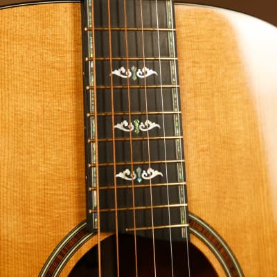 Harvey Leach Custom Homestead "The Tree" Mahogany Acoustic Guitar image 10