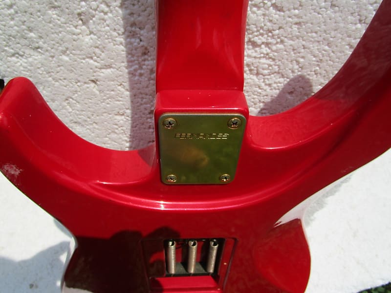 Fernandes LA-85 KK Guitar, 1990's, Red, Coil Tap, Gig Bag Fernandes LA-85 KK Guitar, 1990's, Red, Coil Tap, Gig Bag