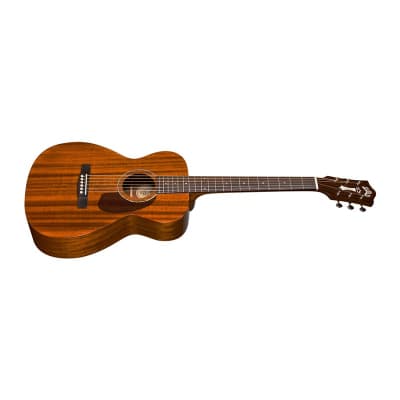 Guild M-120 Westerly Concert Acoustic Guitar, Natural Mahogany image 3