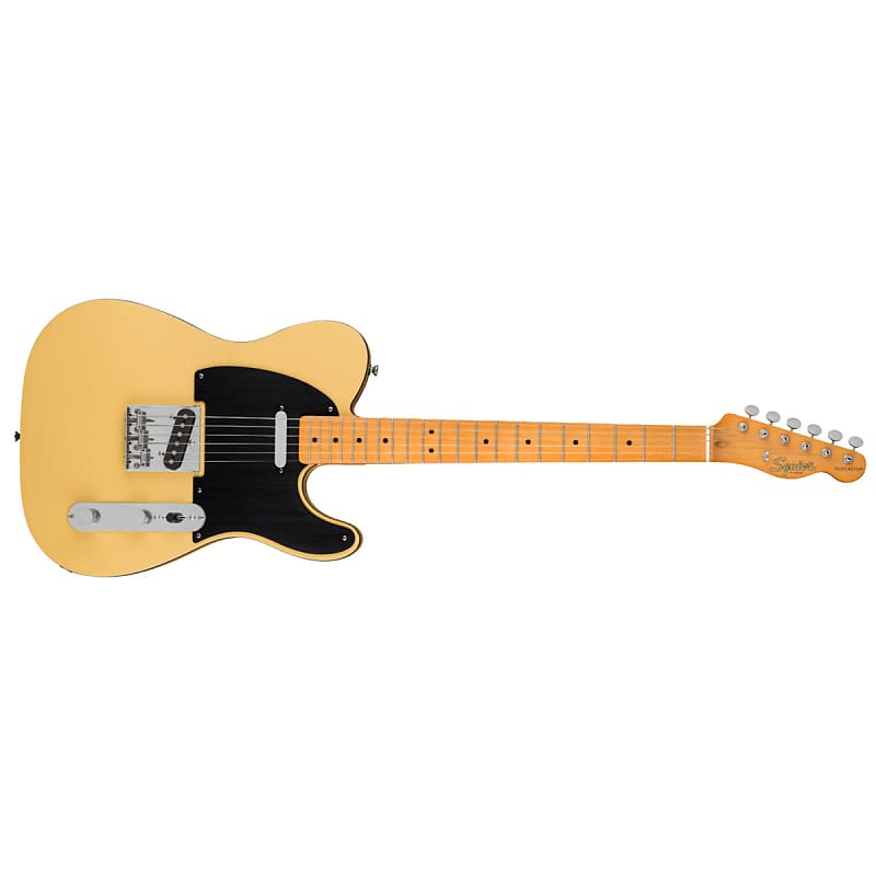 Fender Squier 40th Anniversary Telecaster Electric Guitar Vintage Edition Satin Vintage Blonde - 0379501507 image 1