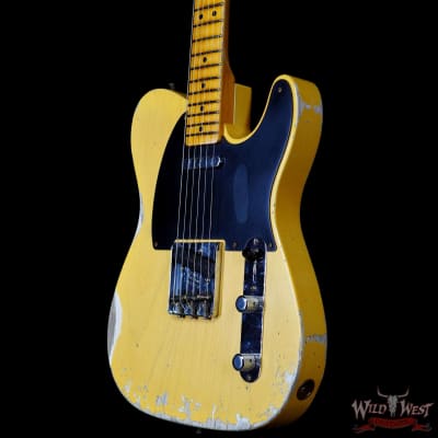 Fender Custom Shop Limited Edition 70th Anniversary Broadcaster (Telecaster) Relic Nocaster Blonde 7.50 LBS image 2