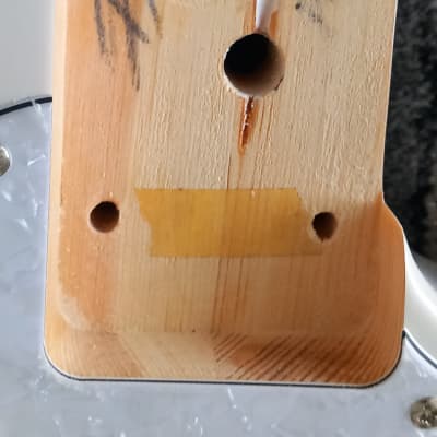 harley benton te-30 telecaster white body loaded image 4