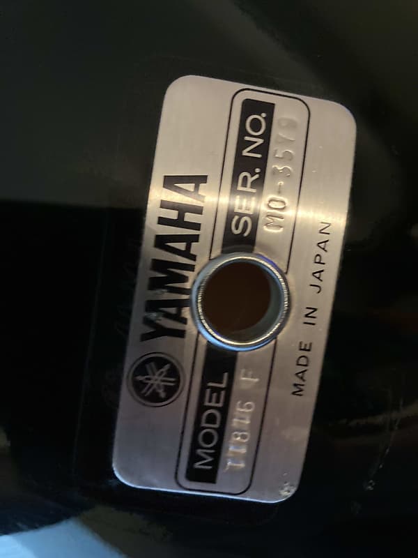 Yamaha 16 INCH FLOOR TOM YAMAHA 8000 TOUR CUSTOM - GLOSS BLACK image 1