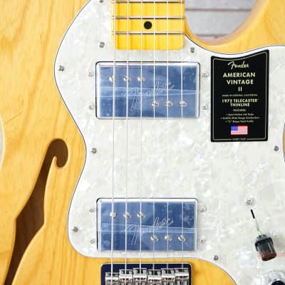 Fender American Vintage II '72 Telecaster Thinline - Aged Natural image 5